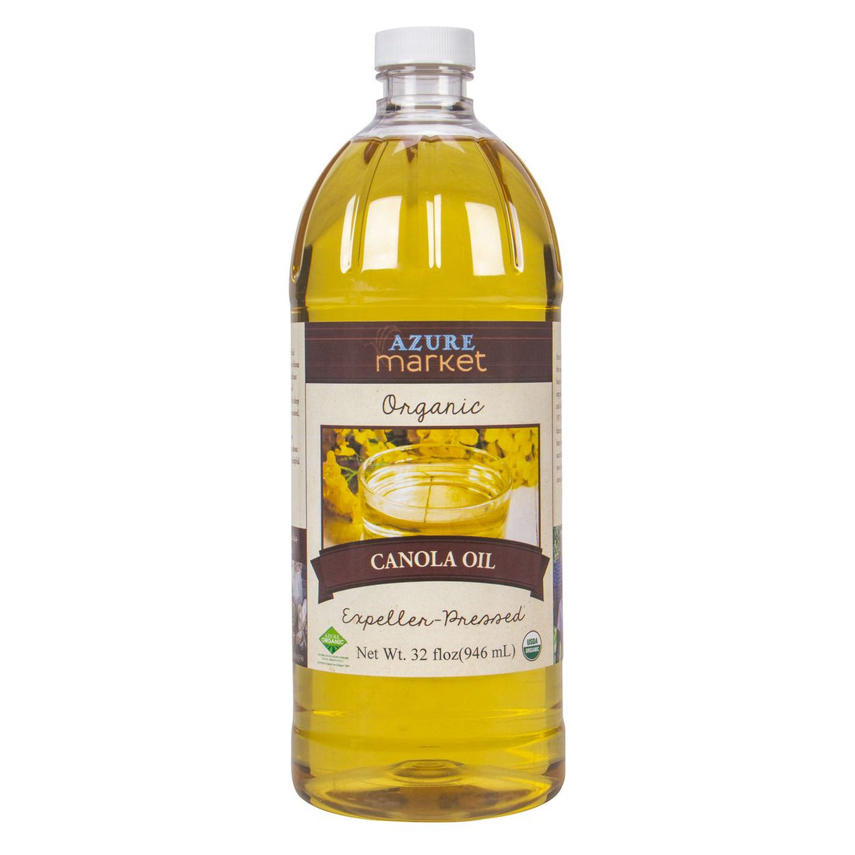 Azure Market Organics Canola Oil, Expeller Pressed, Organic-32floz