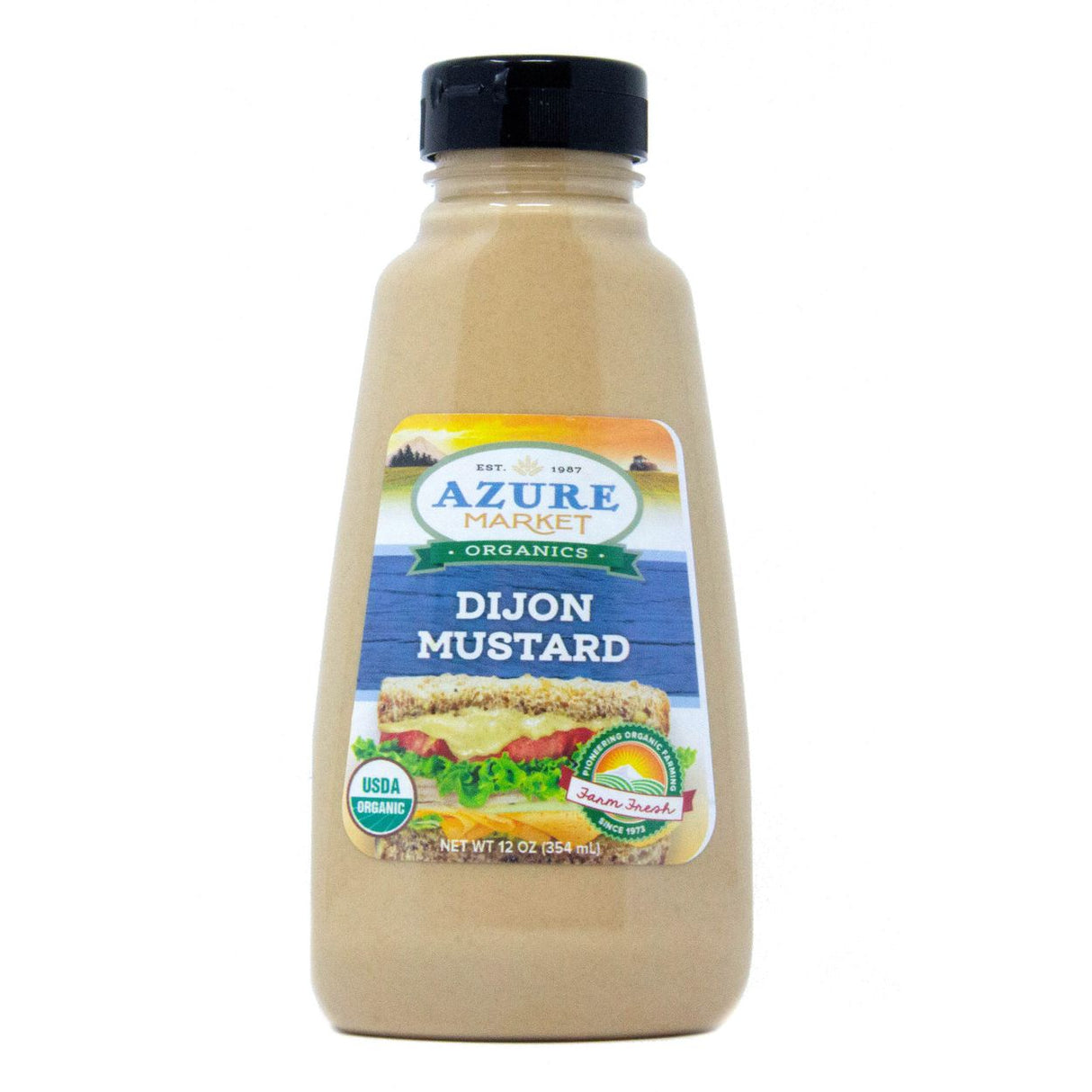 Azure Market Organics Dijon Mustard, Organic-12oz