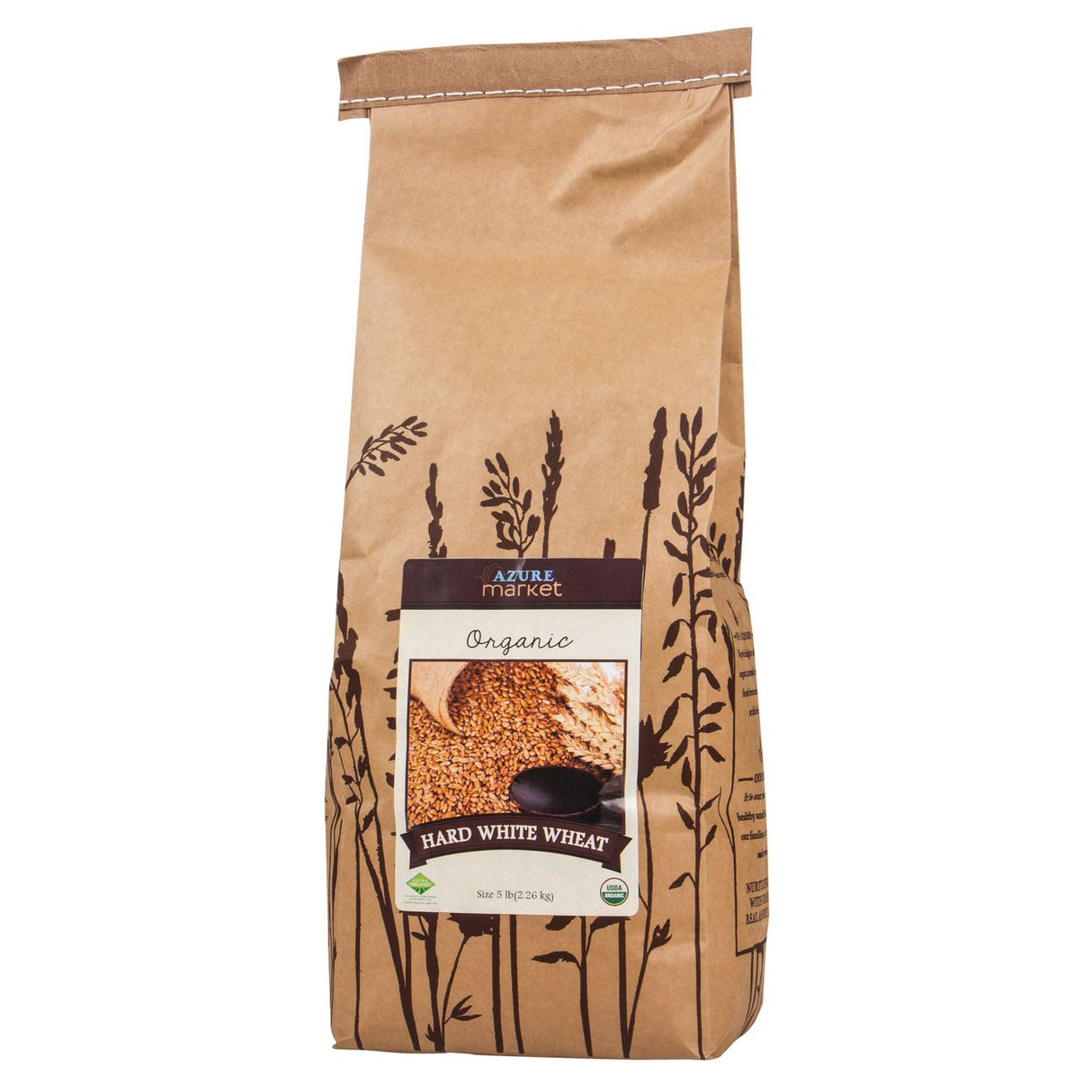 Azure Market Organics Hard Red Wheat, Organic-5Lbs