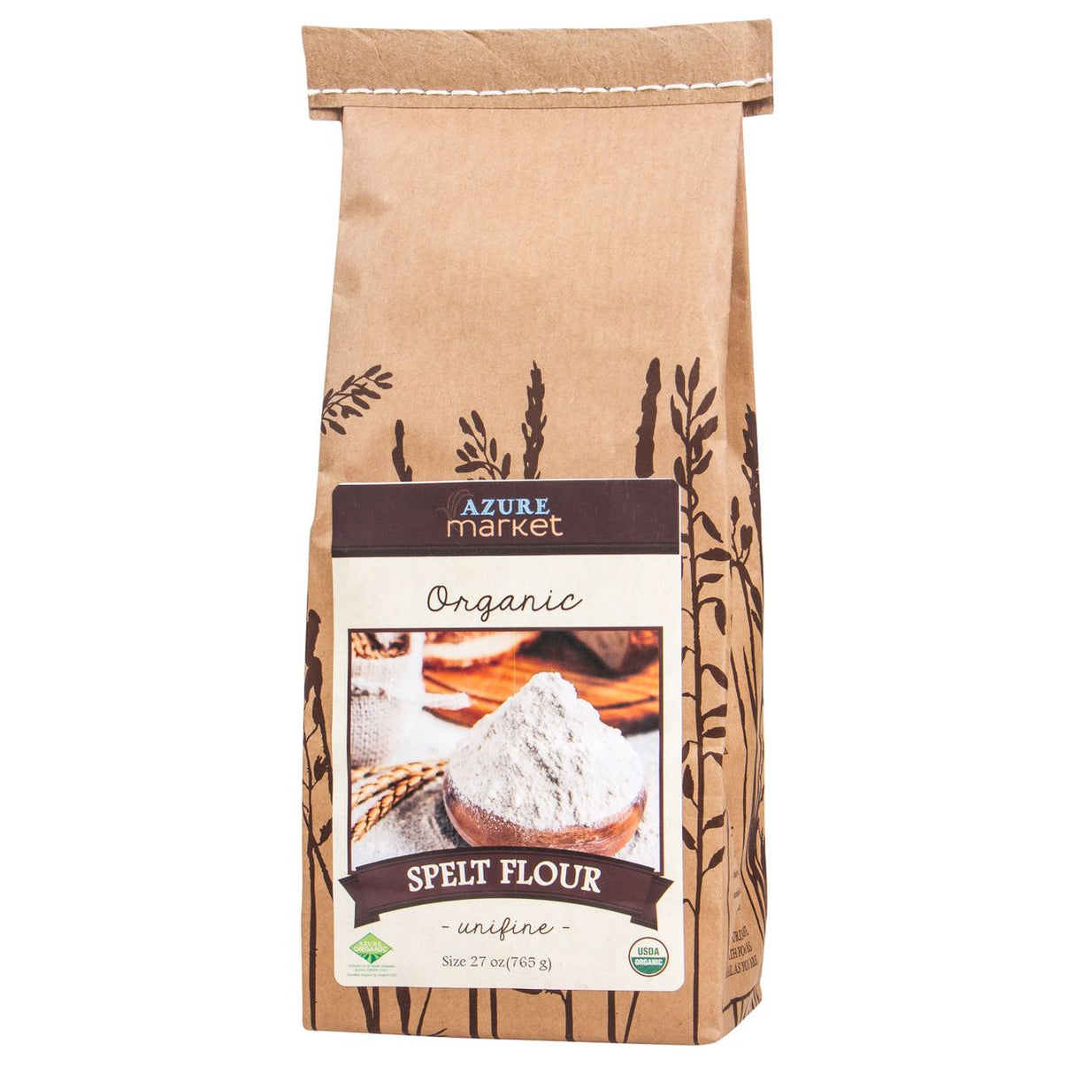 Azure Market Organics Spelt Flour (Unifine), Organic-27oz