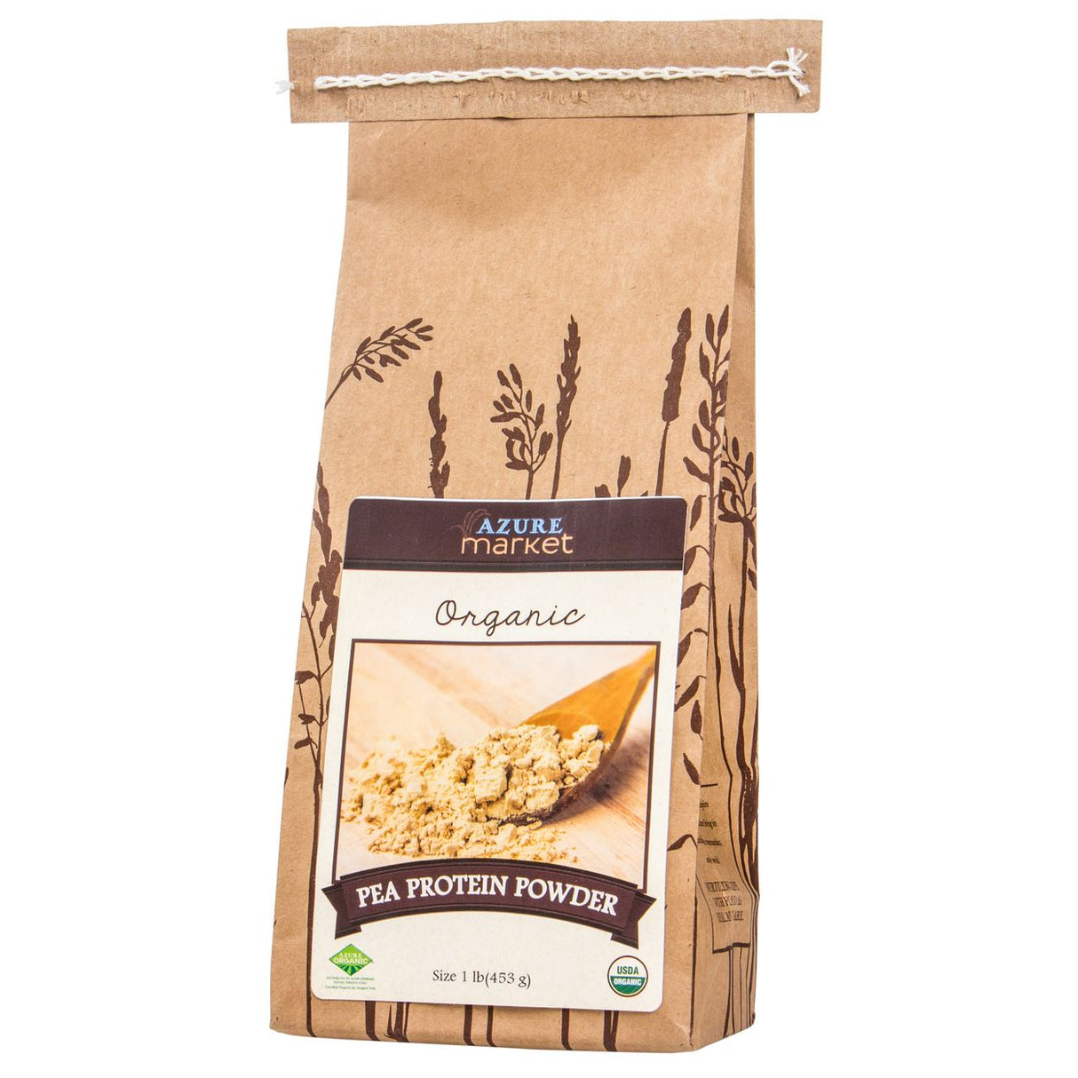 Azure Market Organics Pea Protein Powder, Organic- 1lb