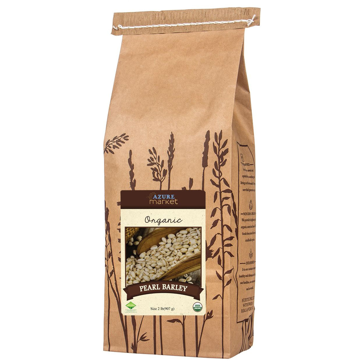 Azure Market Organics Barley Pearl, Organic-2Lbs