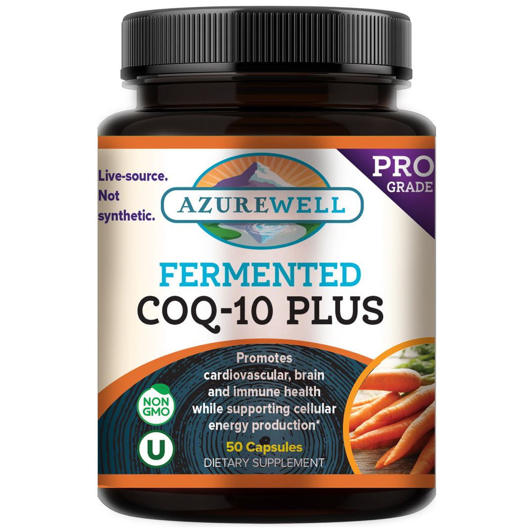 AzureWell Fermented CoQ10 Plus (50 Caps)