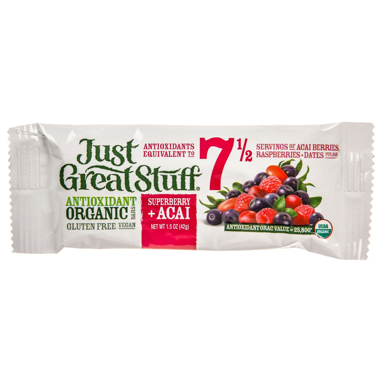 Betty Lou's Superberry Acai Bar, Organic-1x1.5oz