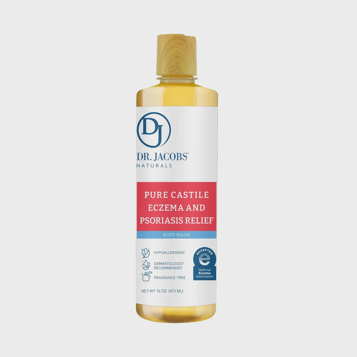 Dr. Jacobs Naturals Castile Soap, Eczema & Psoriasis Relief- 16 fl oz