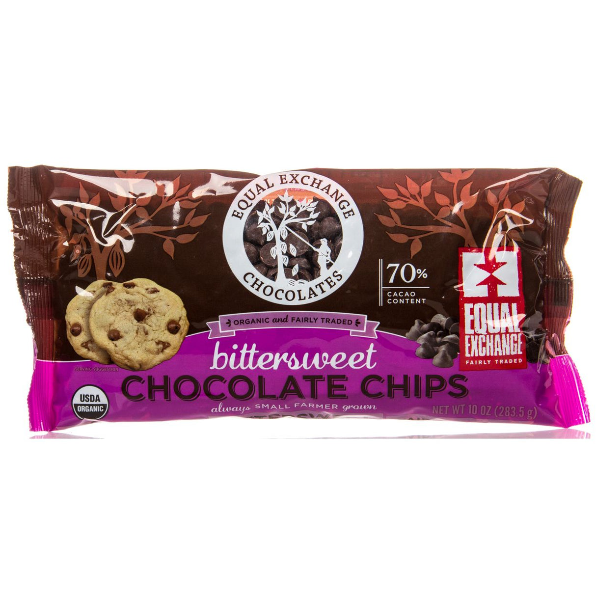 Equal Exchange Chocolate Chips, Bittersweet, Organic-10oz