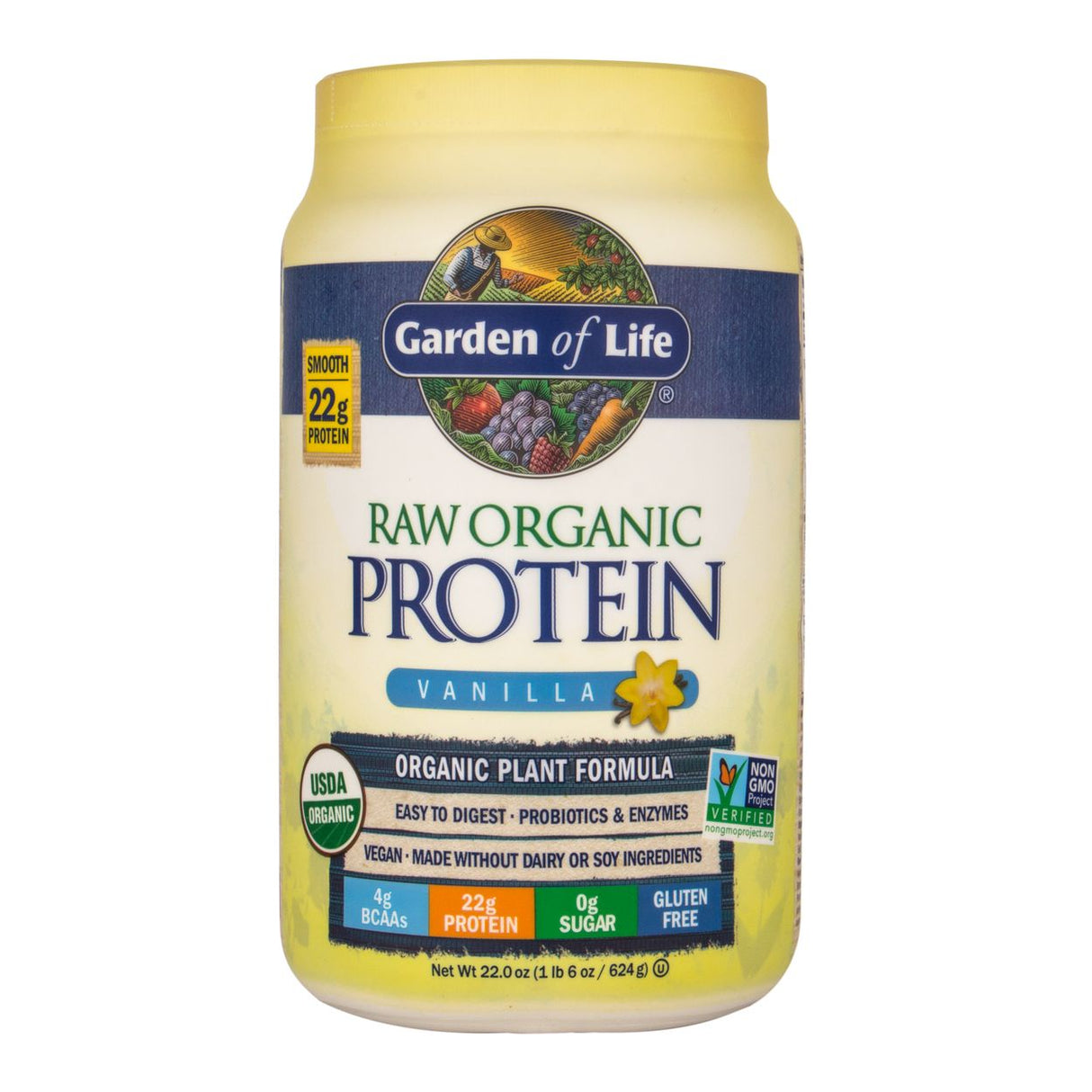 Garden of Life Raw Protein, Vanilla, Organic-21.86oz