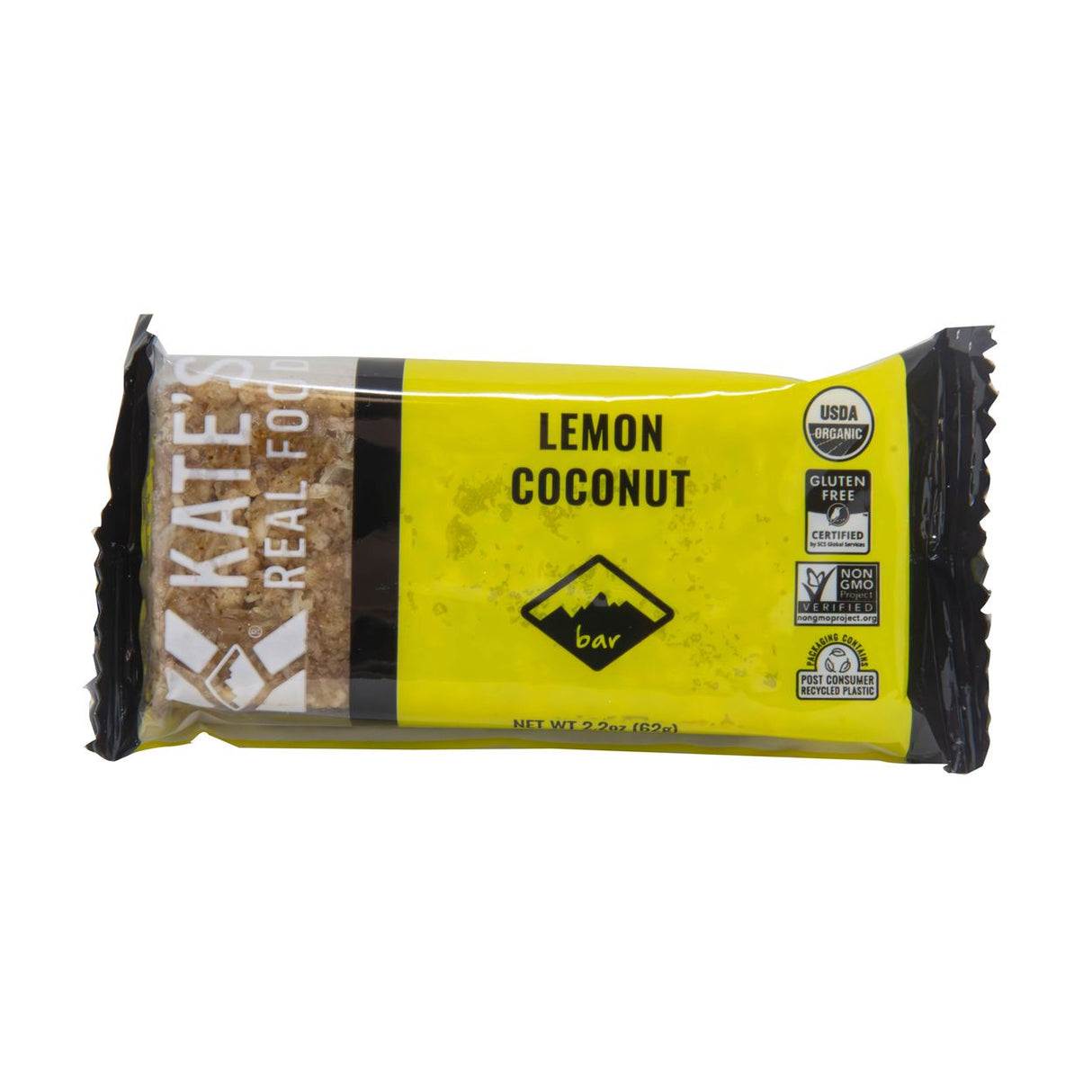 Kate's Real Food Energy Bar, Lemon Coconut, Organic-2.2oz