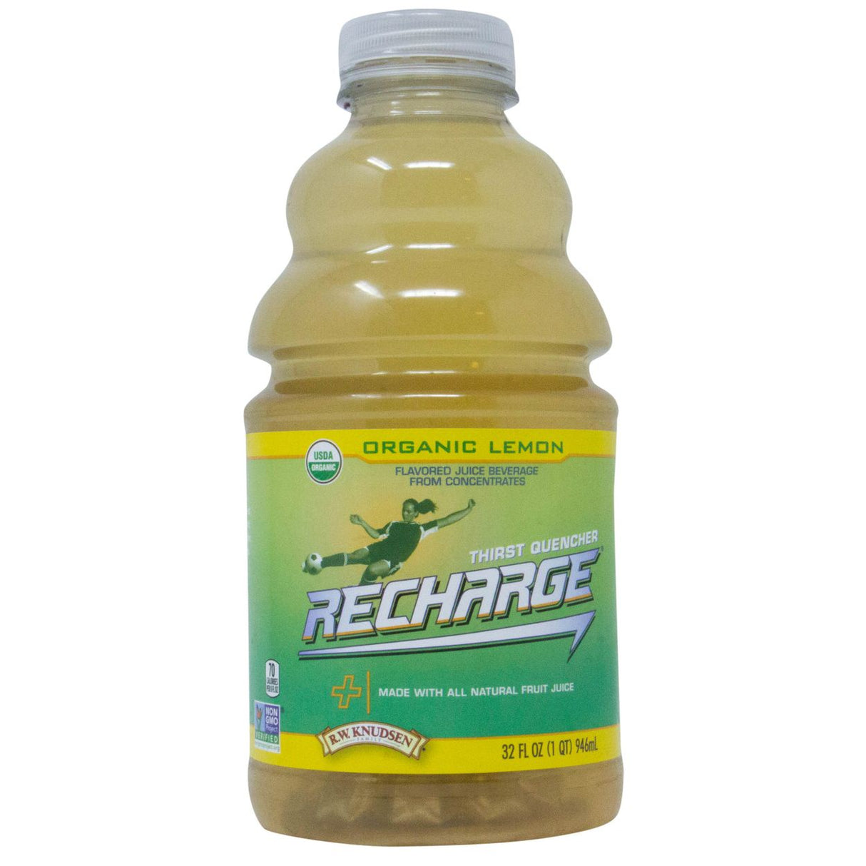 Knudsen Recharge Lemon, Organic- 32oz