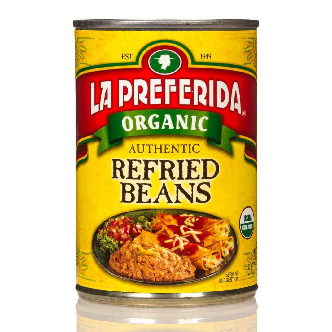 La Preferida Authentic Refried Beans, Organic-16oz
