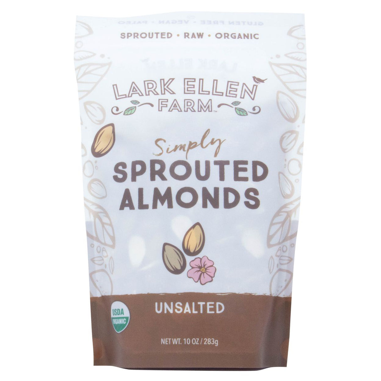 Lark Ellen Farm Almonds Sprouted, Organic- 10 oz