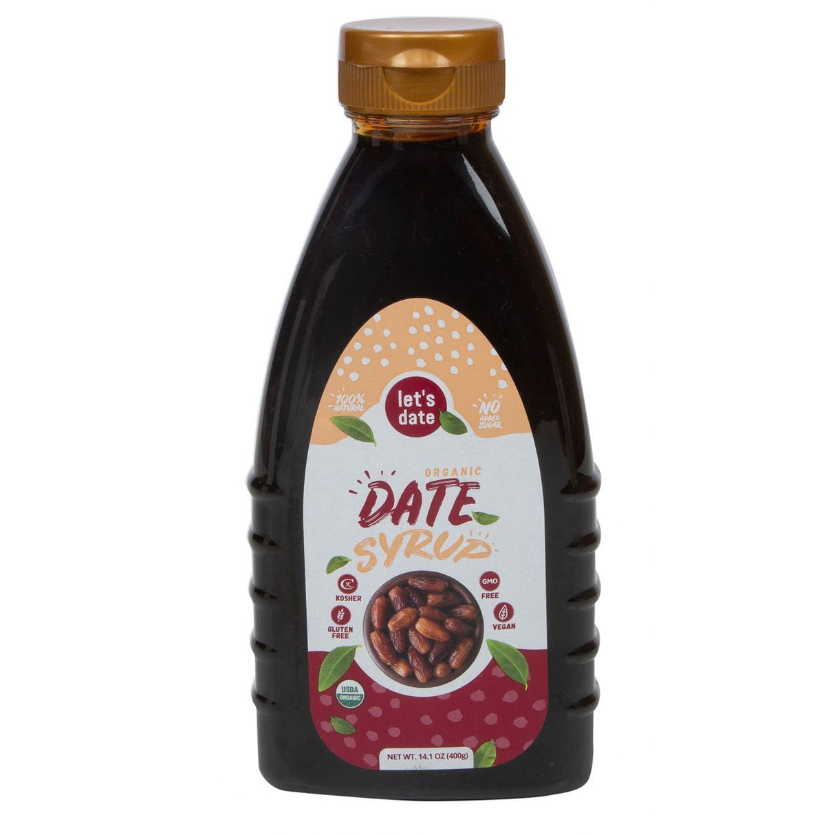 Let's Date Date Syrup, Organic-14.1oz