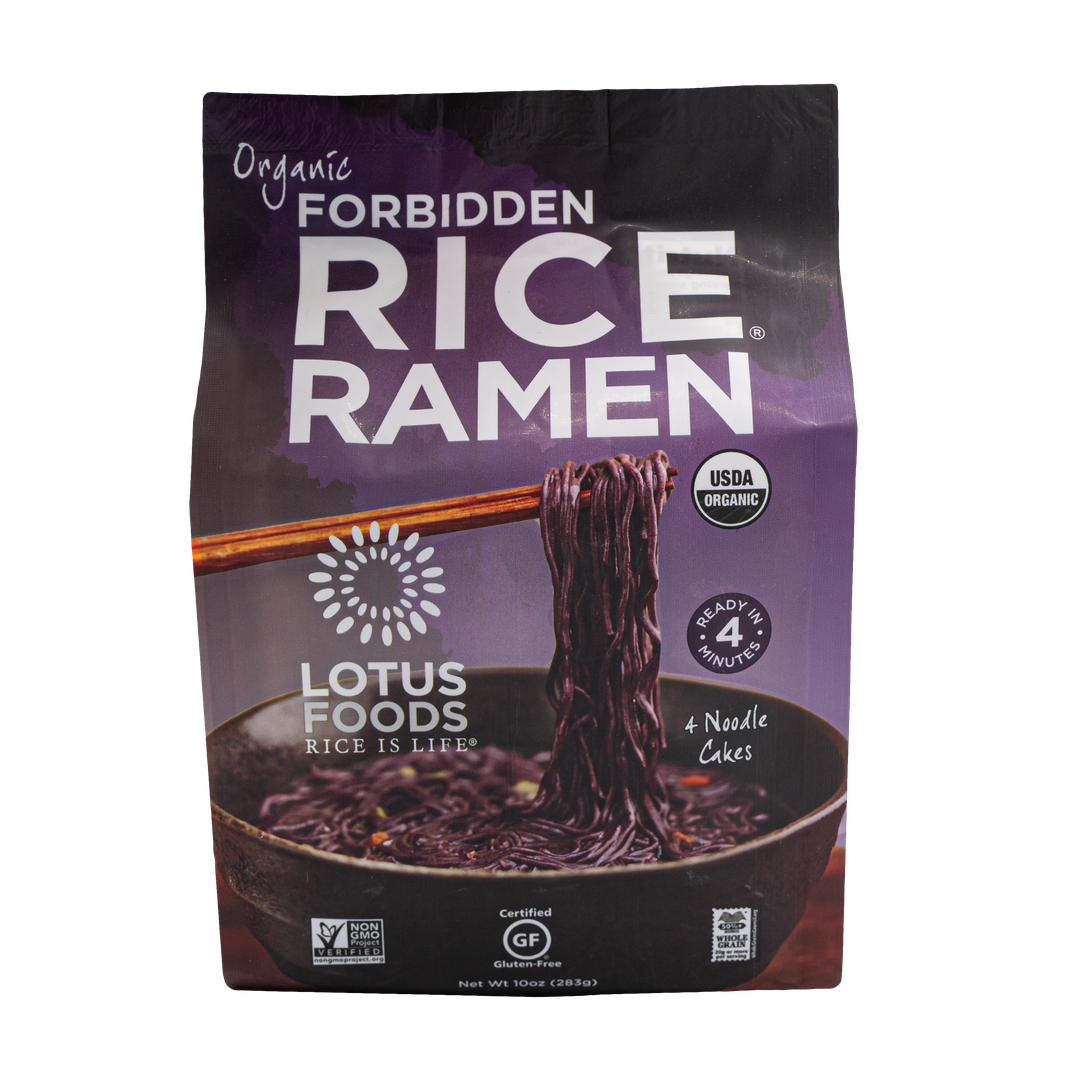 Lotus Foods Forbidden Rice Ramen, Family Pack, Organic-10oz