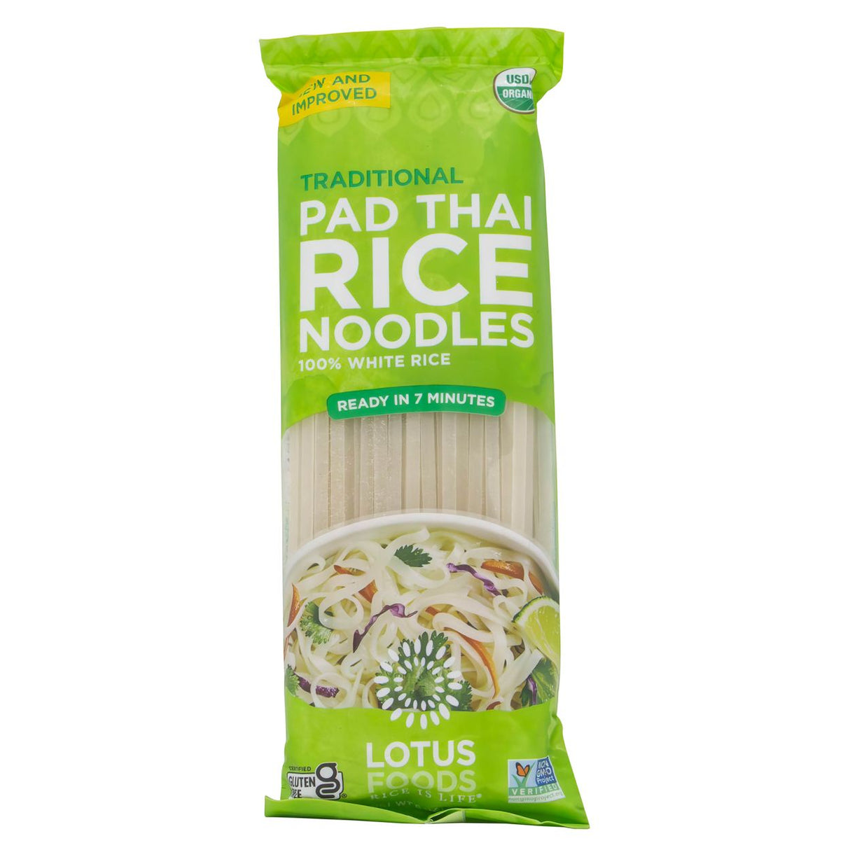 Lotus Foods Rice Noodles, Traditional Pad Thai, Organic- 8oz