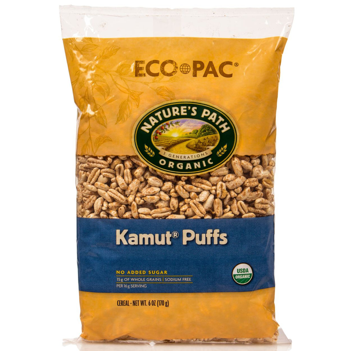 Nature's Path Kamut Puffs, Organic-6oz