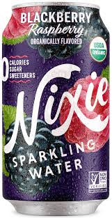 Nixie Sparkling Water, Blackberry Raspberry, Organic-12floz