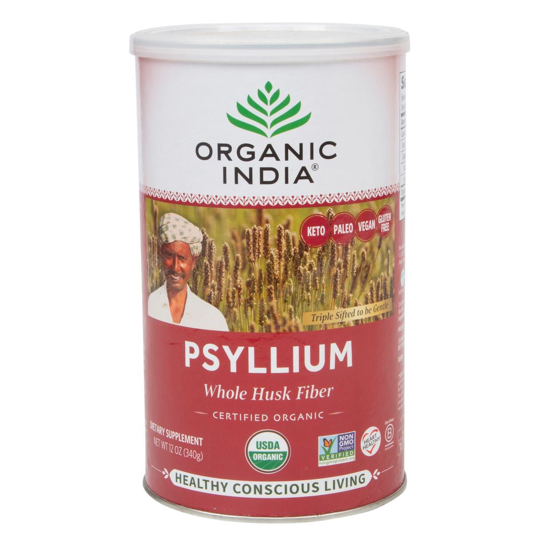 Organic India Psyllium Husk, Whole, Organic- 12oz