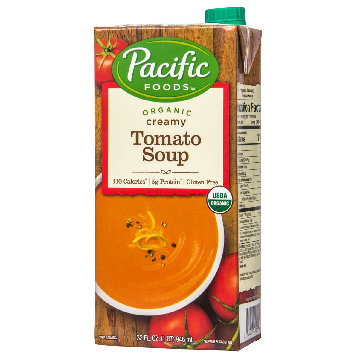 Pacific Foods Creamy Tomato Soup, Organic-32floz