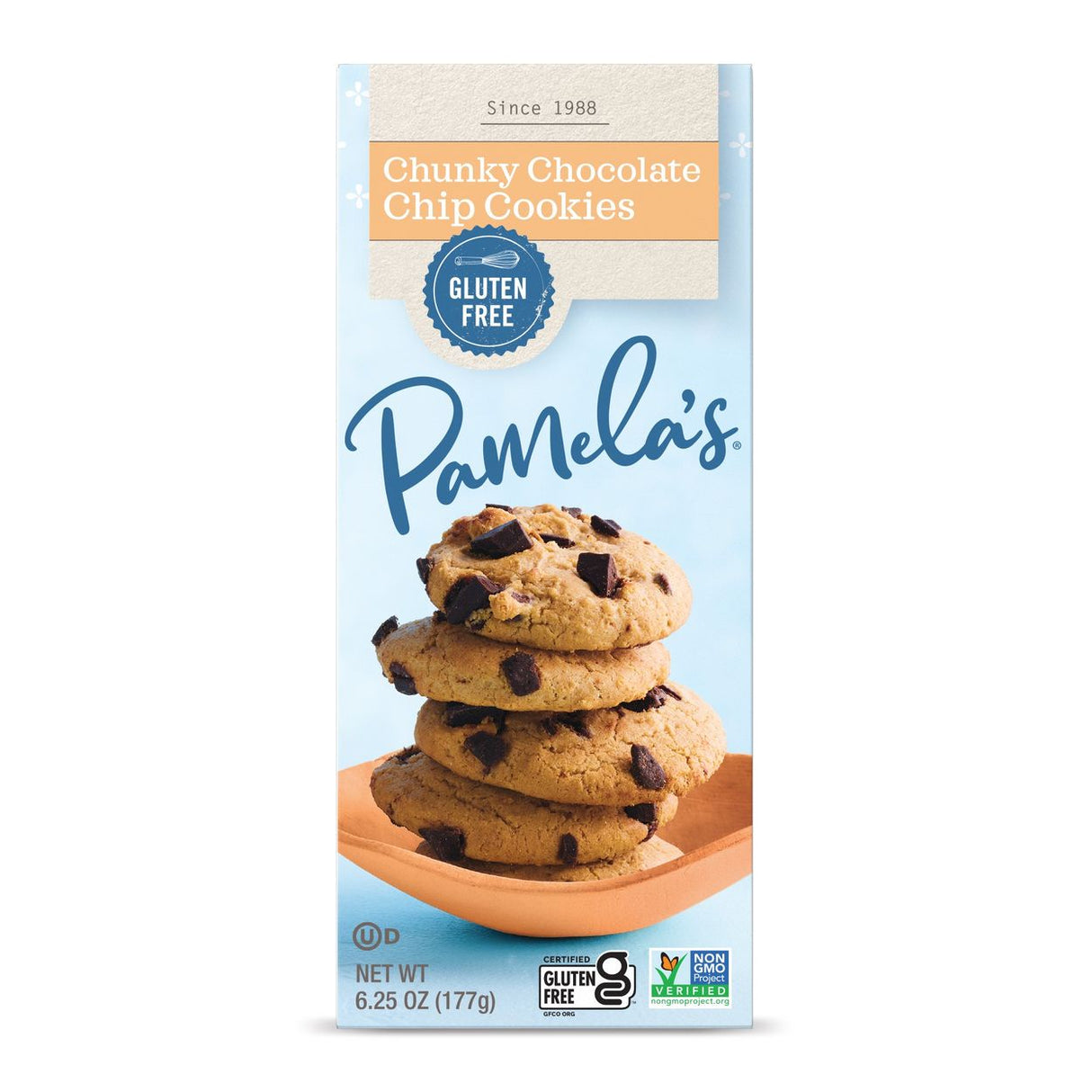Pamela's Chunky Chocolate Chip Cookies, Gluten Free-6.25oz
