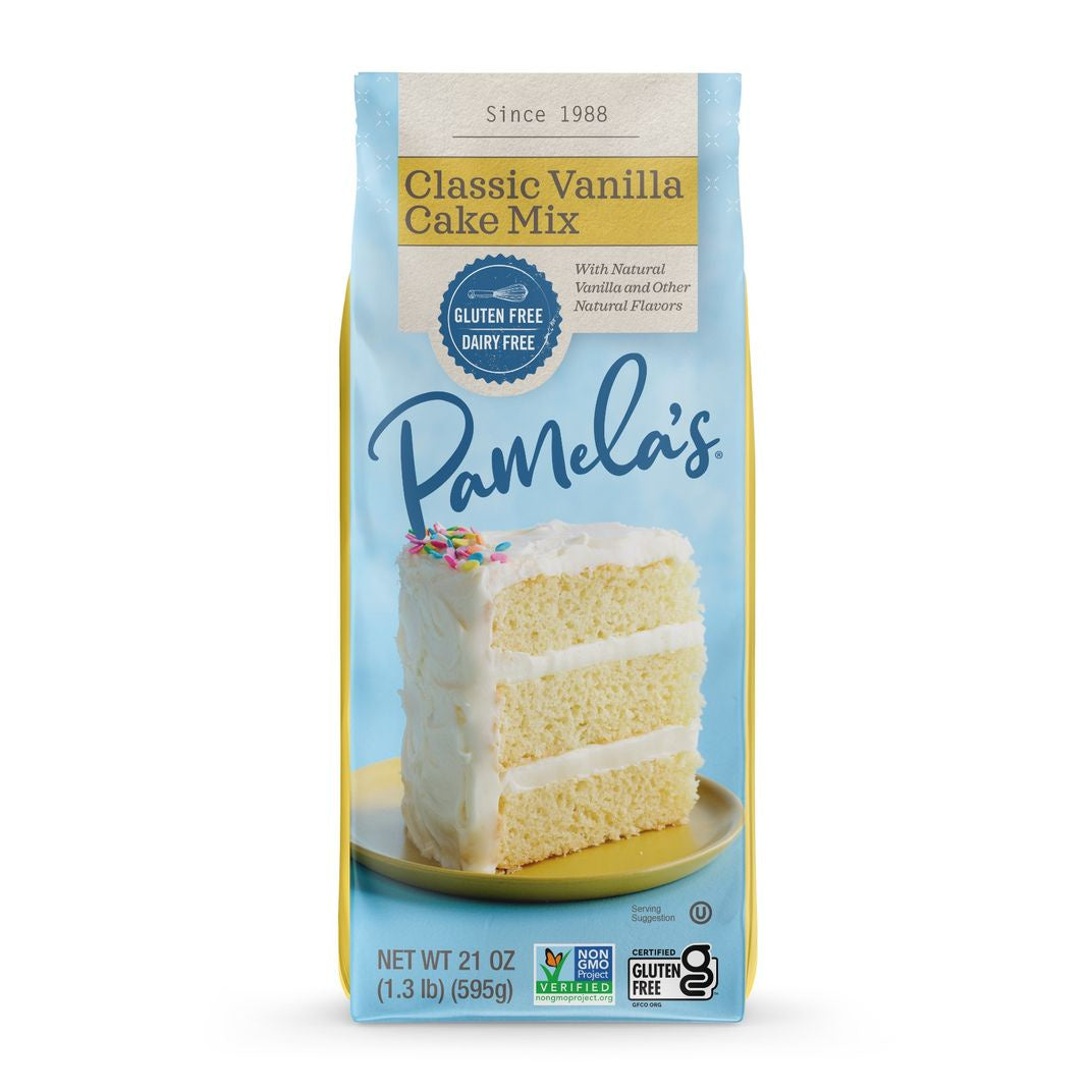 Pamela's Classic Vanilla Cake Mix, Gluten Free-21oz