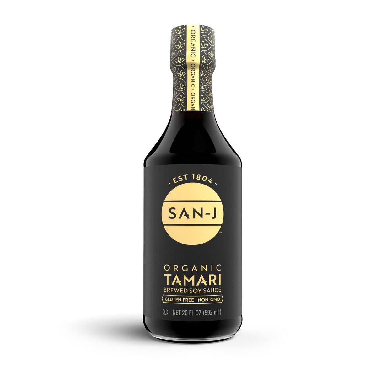 San-J Tamari Soy Sauce, Gold, Gluten Free, Organic- 20 oz
