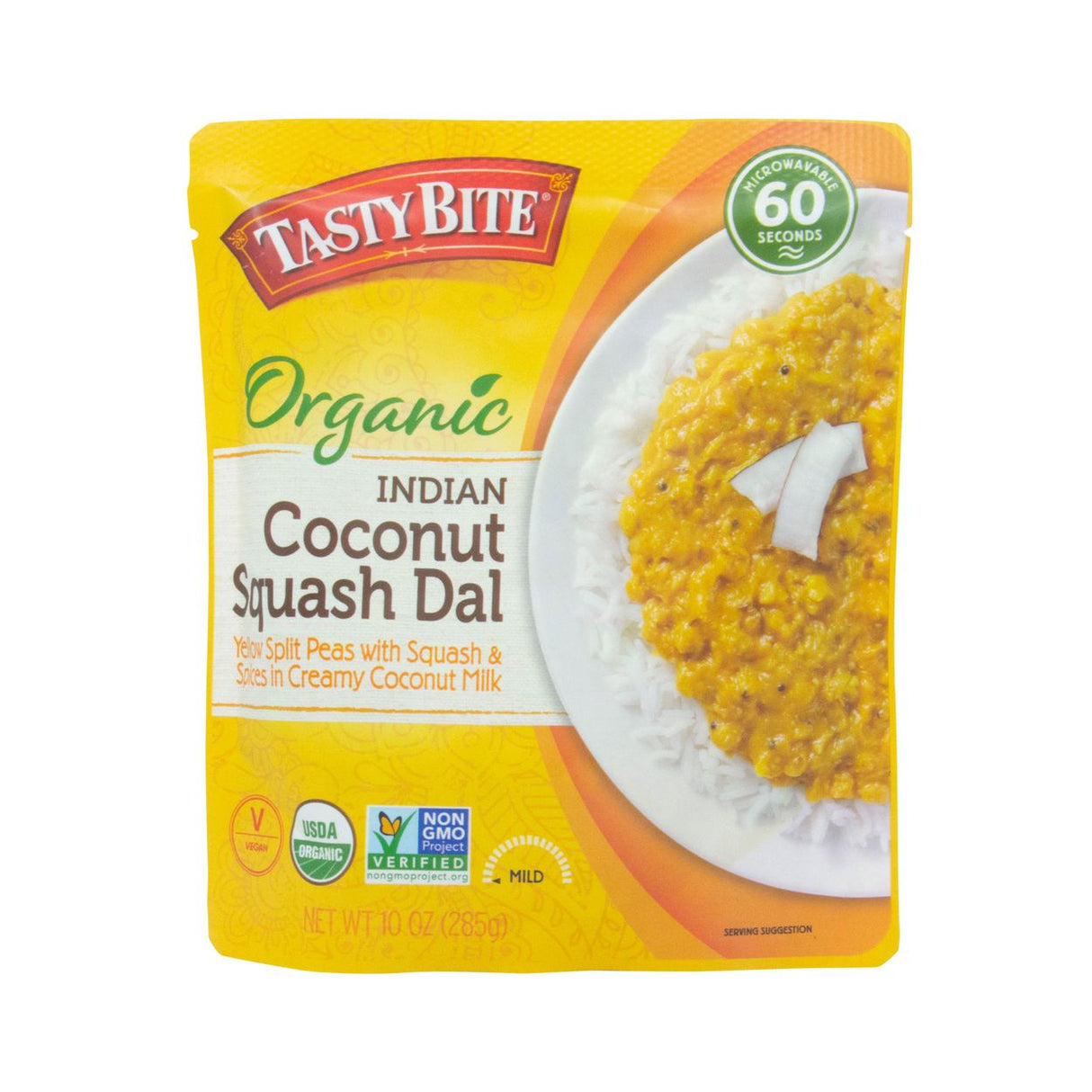 Tasty Bite Coconut Squash Dal, Organic- 10 oz