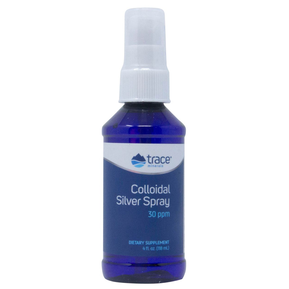 Trace Minerals Colloidal Silver Spray, 30ppm-4floz