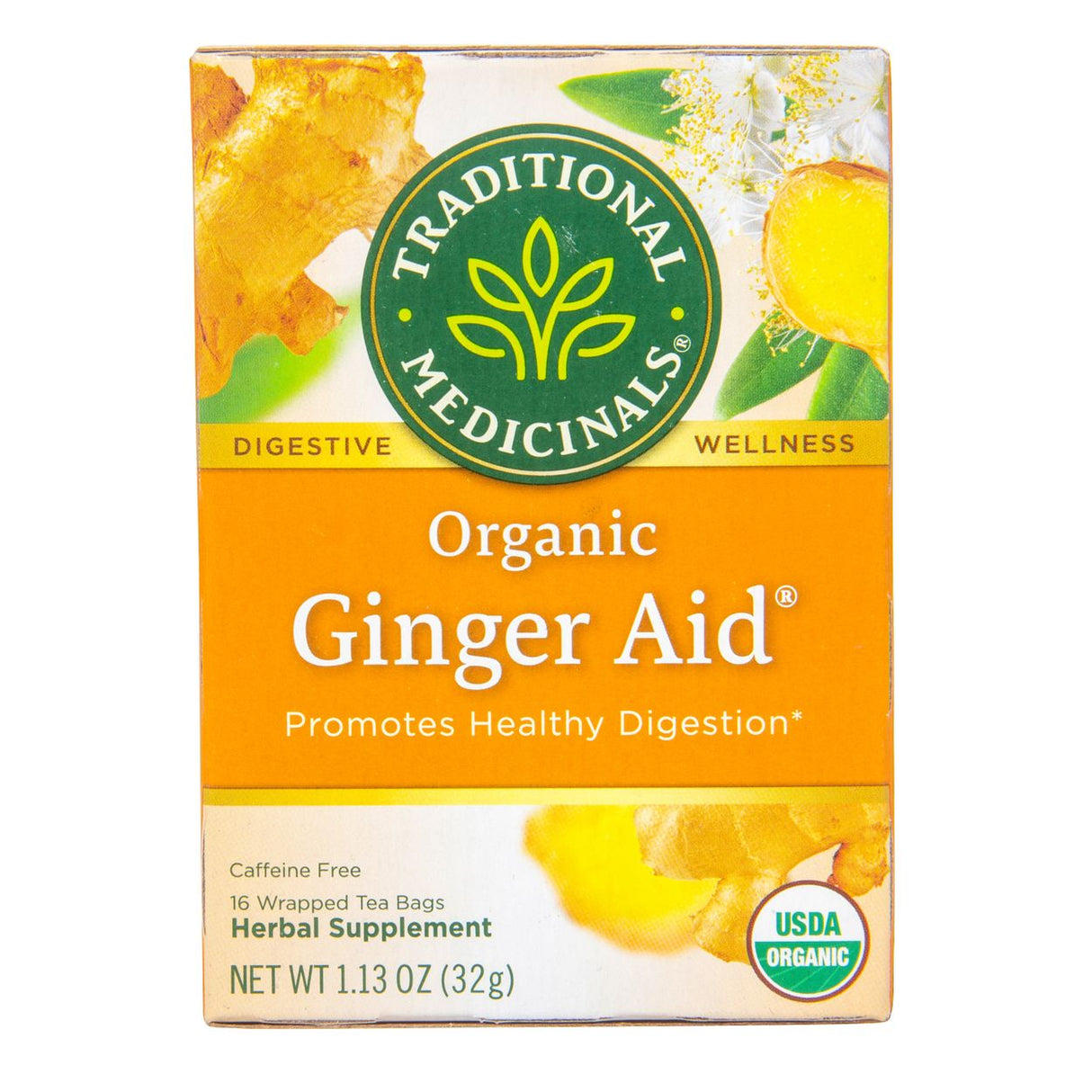 Traditional Medicinals Ginger-Aid Tea, Organic-1 Box