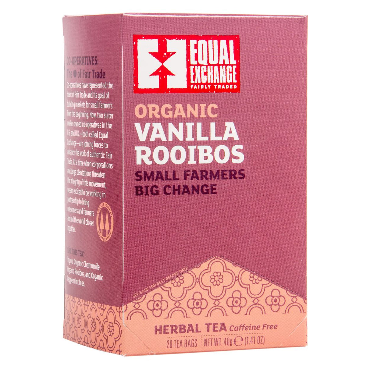 Equal Exchange Vanilla Rooibos Tea, Organic-1 box
