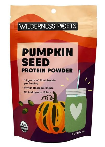 Wilderness Poets Pumpkin Seed Protein Powder, Organic- 8oz