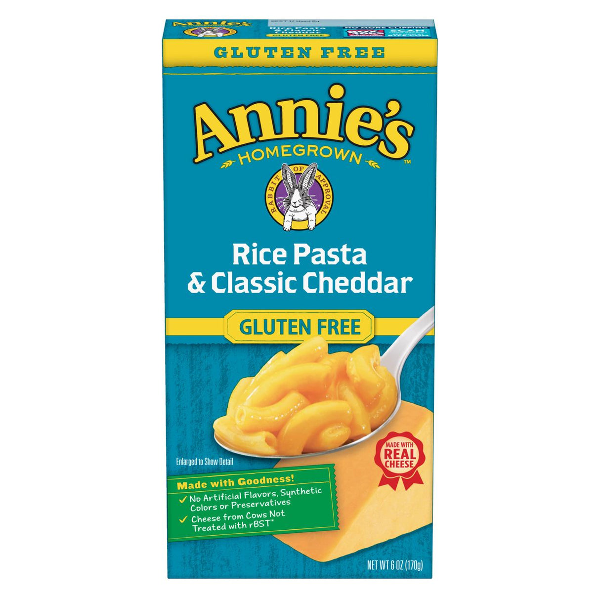 Annie's Macaroni & Cheese, Rice Pasta & Cheddar, Gluten Free-6oz