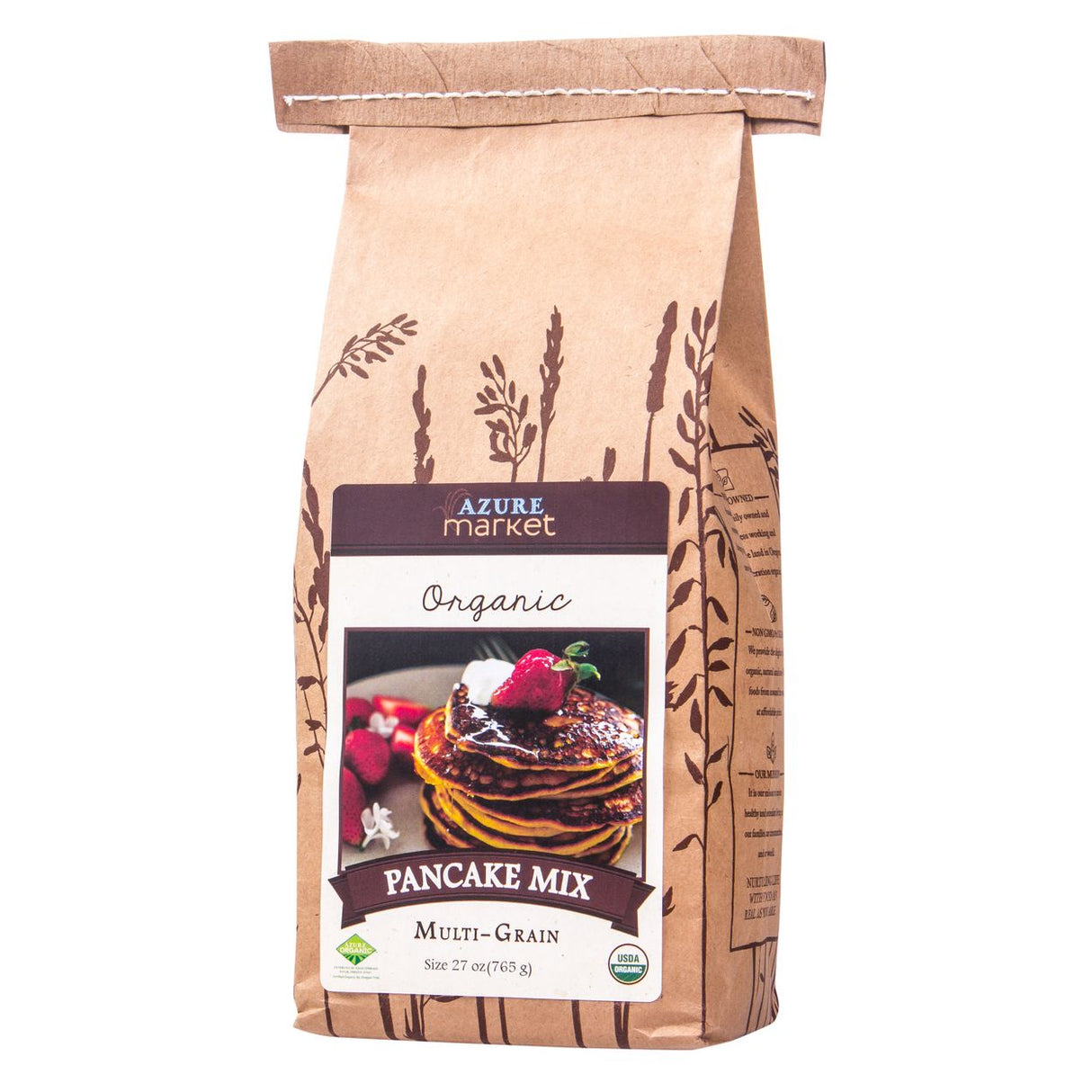 Azure Market Organics Multi-Grain Pancake Mix, Organic-27oz