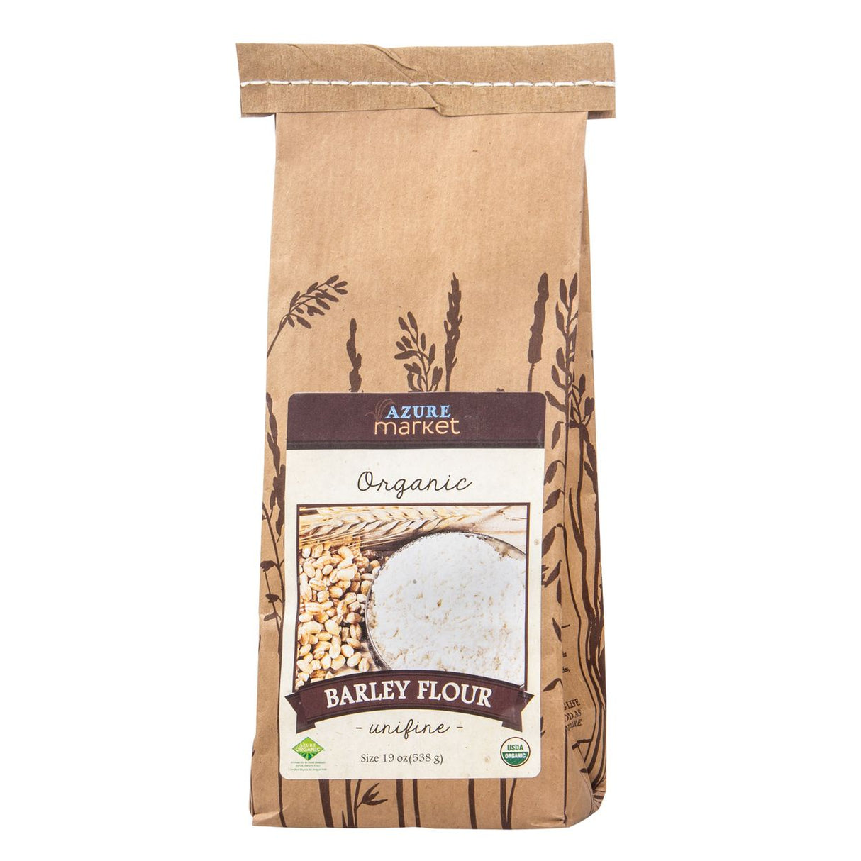 Azure Market Organics Barley Flour (Unifine), Organic-19oz