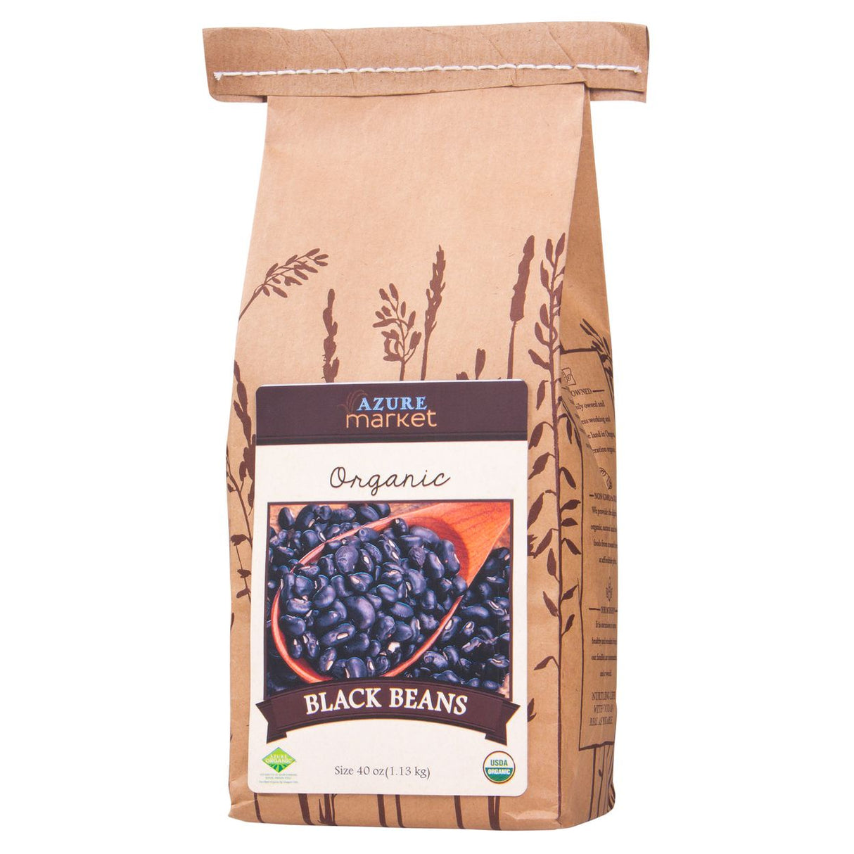 Azure Market Organics Black Beans, Organic-40oz