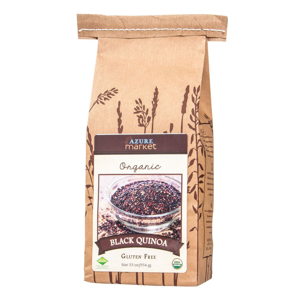 Azure Market Organics Quinoa Black, Organic-33oz
