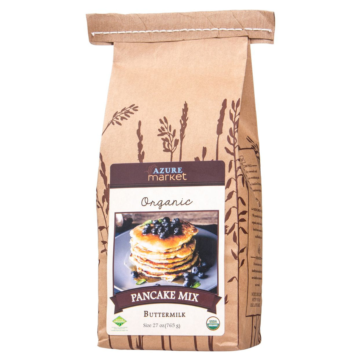 Azure Market Organics Buttermilk Pancake Mix, Organic-27oz