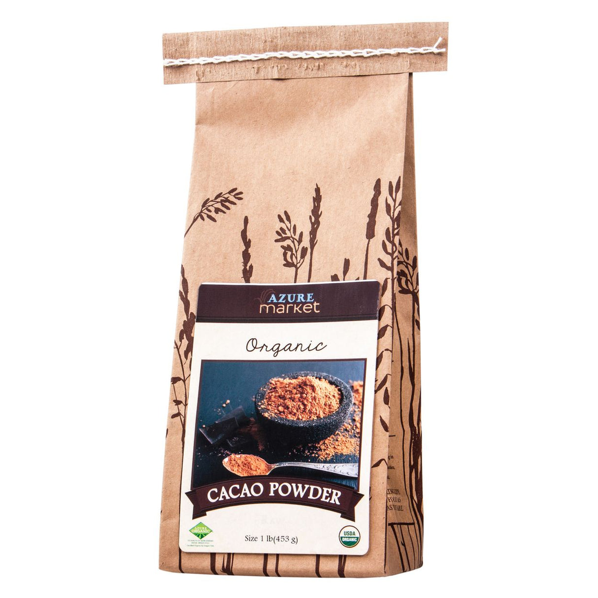 Azure Market Organics Cacao Powder, Organic-1Lb