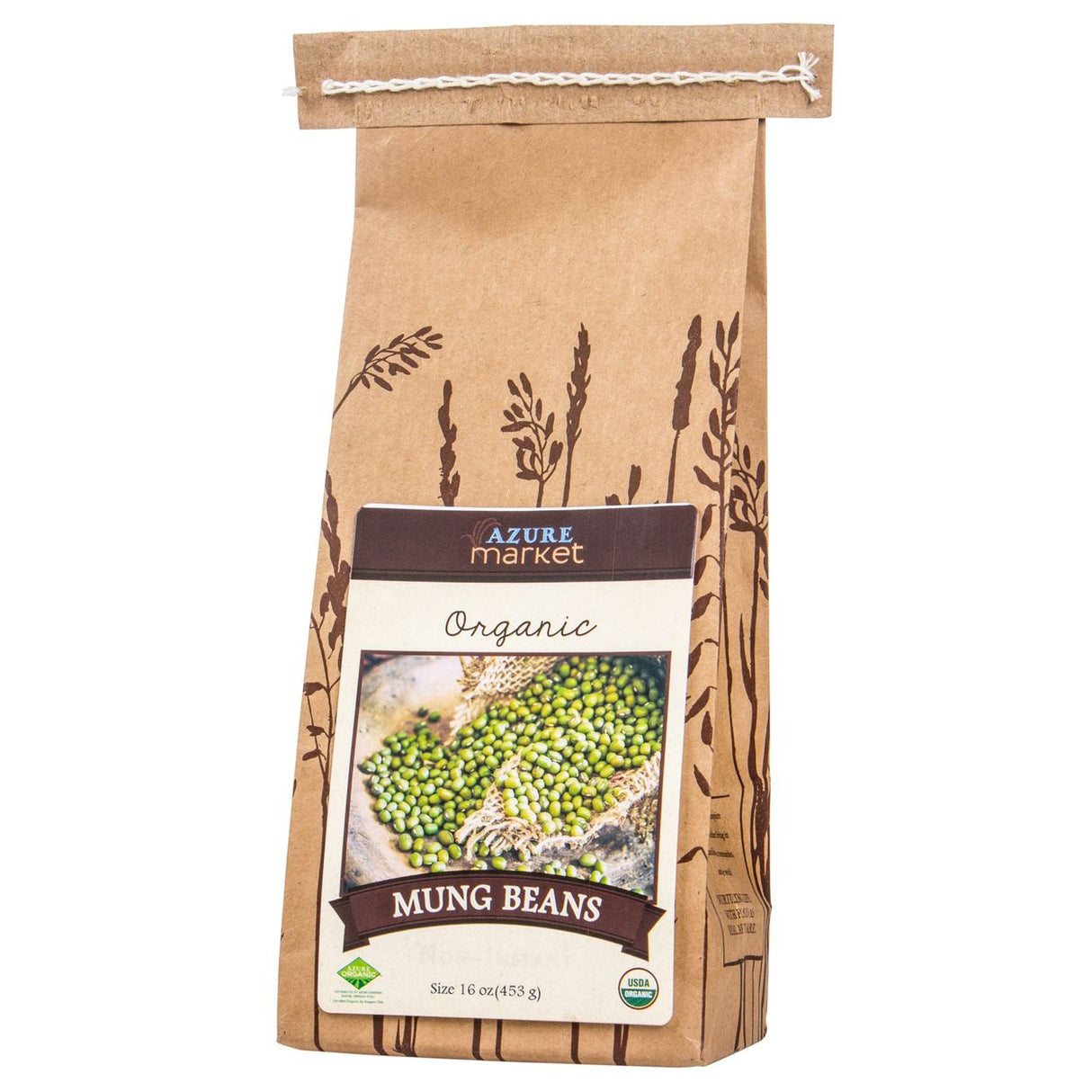 Azure Market Organics Mung Beans, Organic-16oz