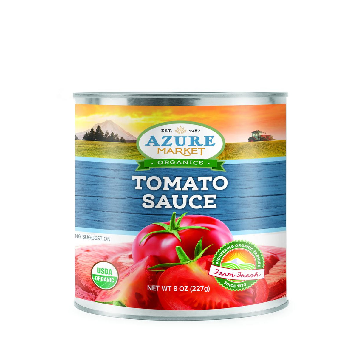Azure Market Organics Tomato Sauce, Organic-8oz
