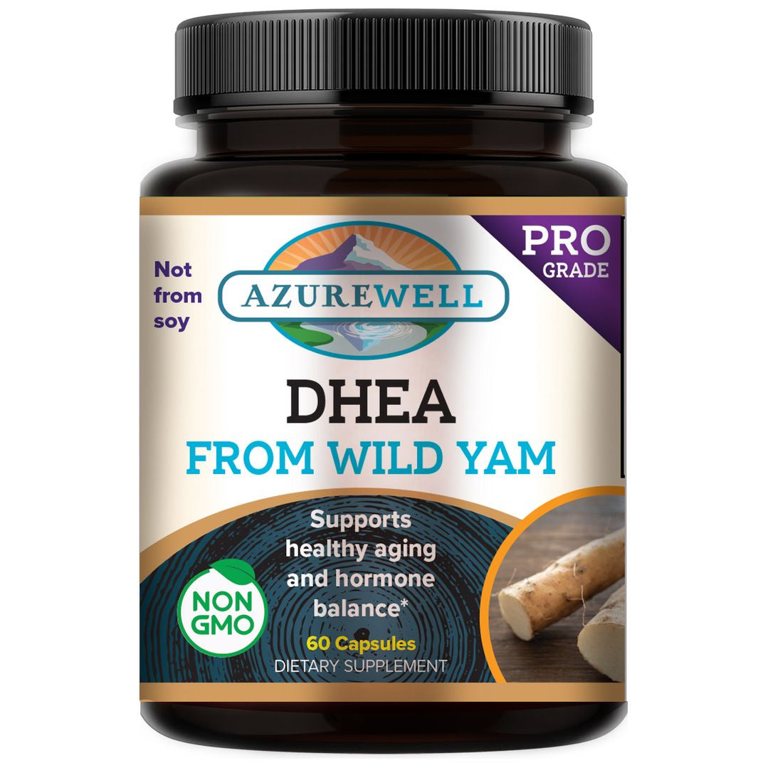 AzureWell DHEA from Wild Yam (60 Caps)