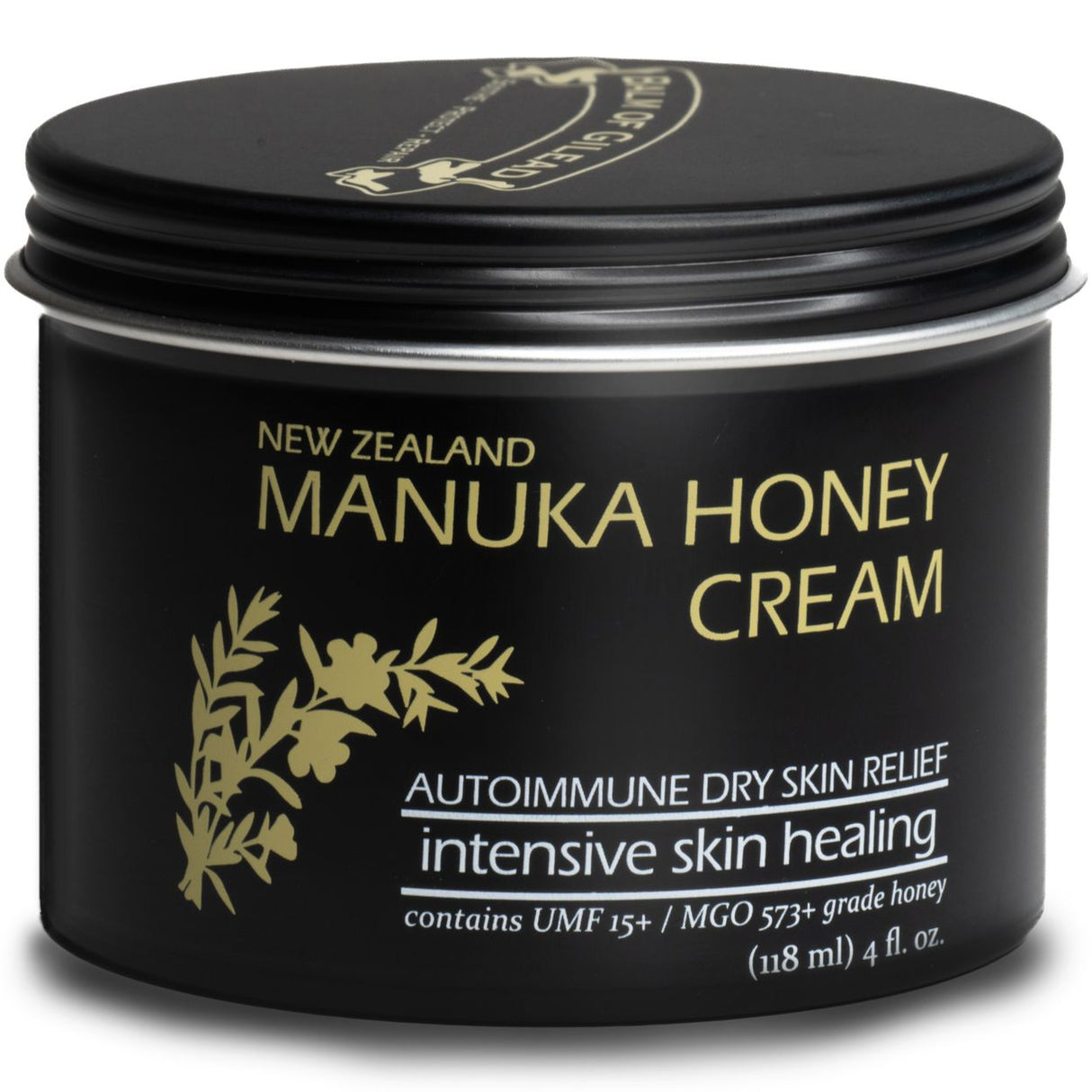 Balm of Gilead Cream, Manuka Honey, Intensive Skin Healing, Grass-Fed Tallow, Paleo-4oz
