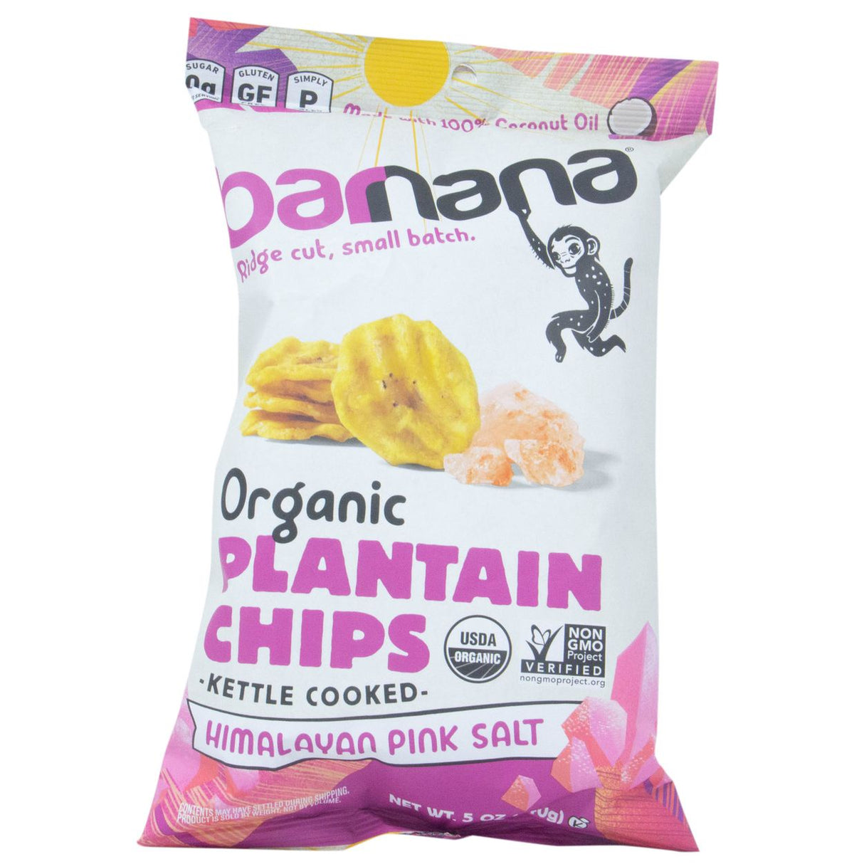 BARNANA Plantain Chip, Himalayan Pink Salt, Organic-5oz