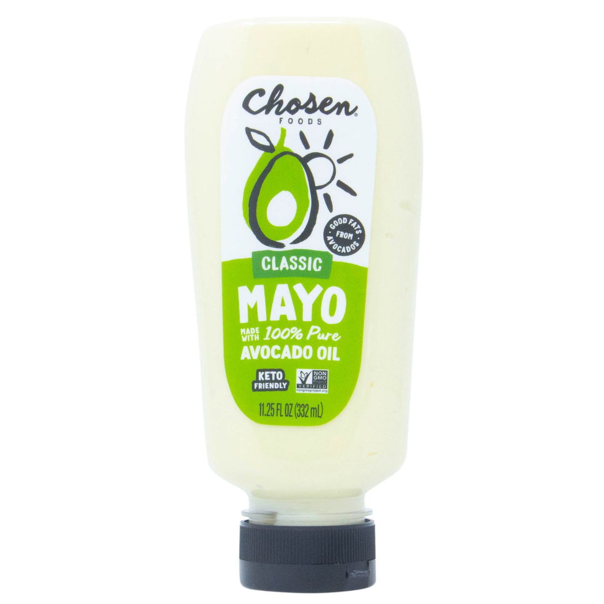 Chosen Foods Mayo Classic, Avocado Oil, Squeeze-11.25oz