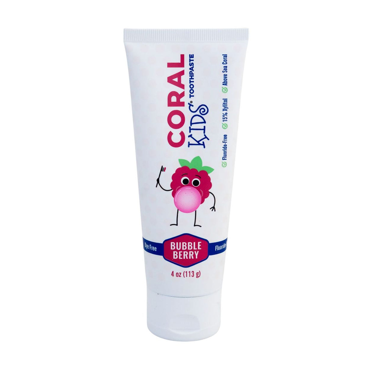 Coral Coral Kids Toothpaste, Bubble Berry- 4 oz