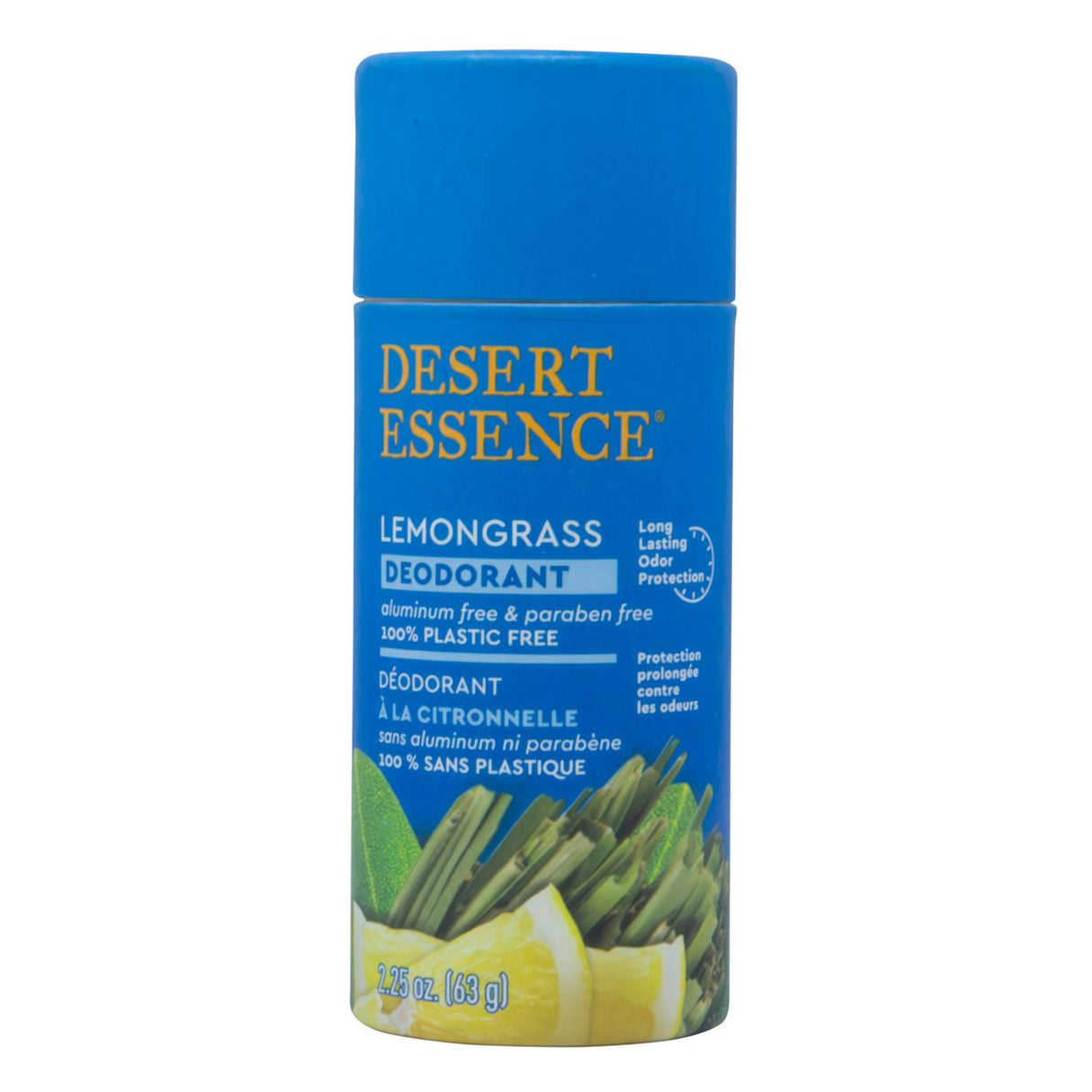Desert Essence Deodorant, Lemongrass- 2.25oz