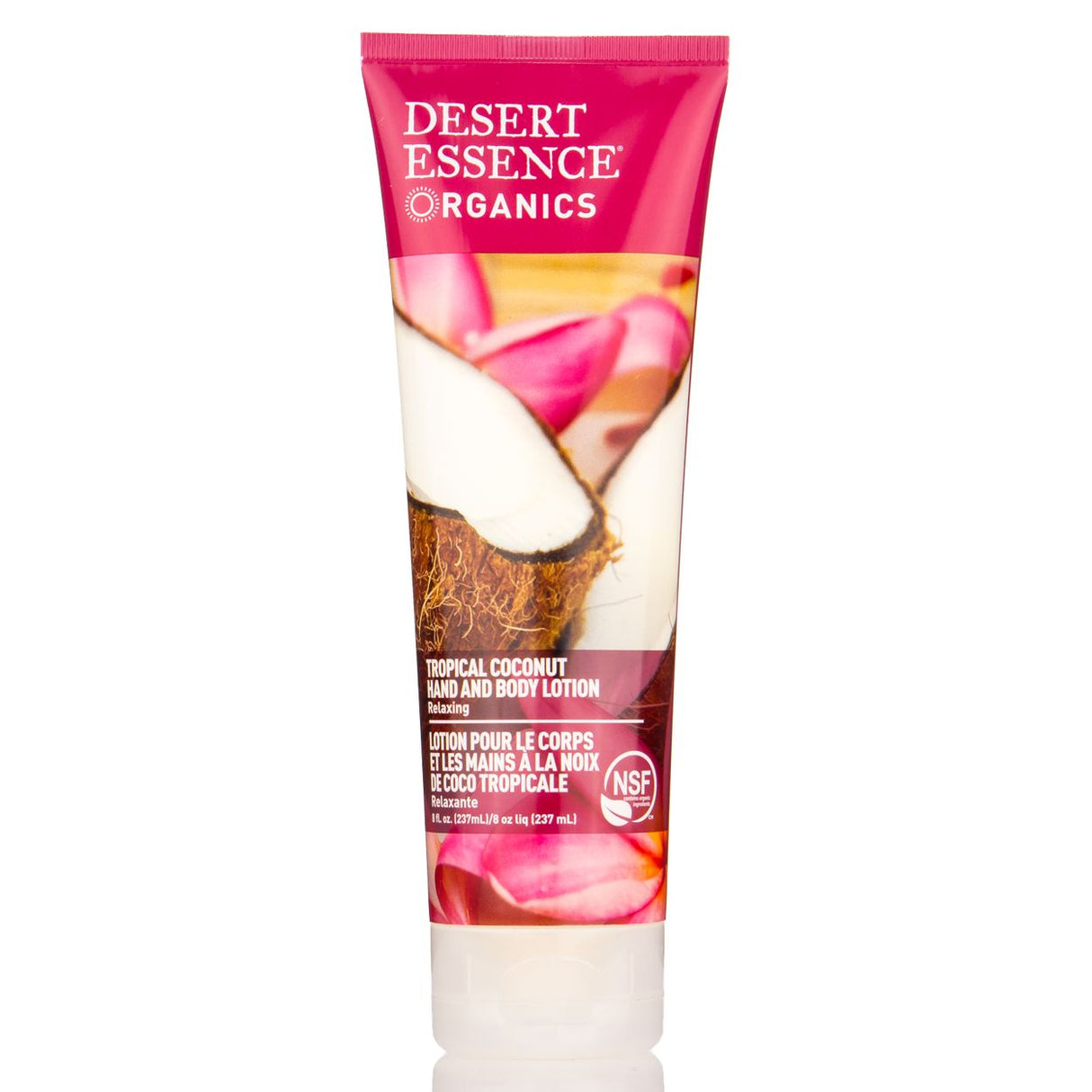 Desert Essence Hand & Body Lotion, Tropical Coconut-8oz