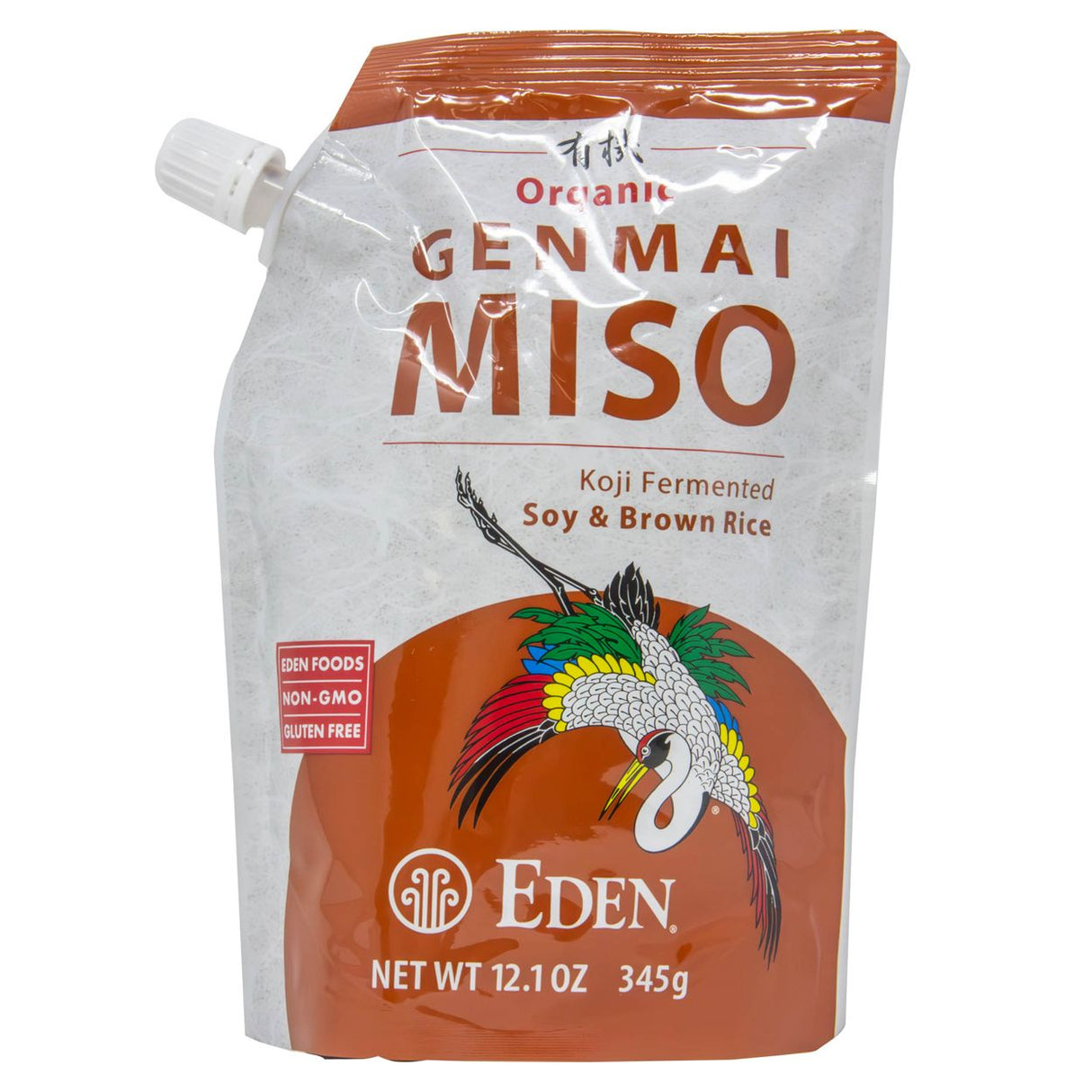 Eden Foods Genmai Miso, Soy & Brown Rice, Organic-12.1oz