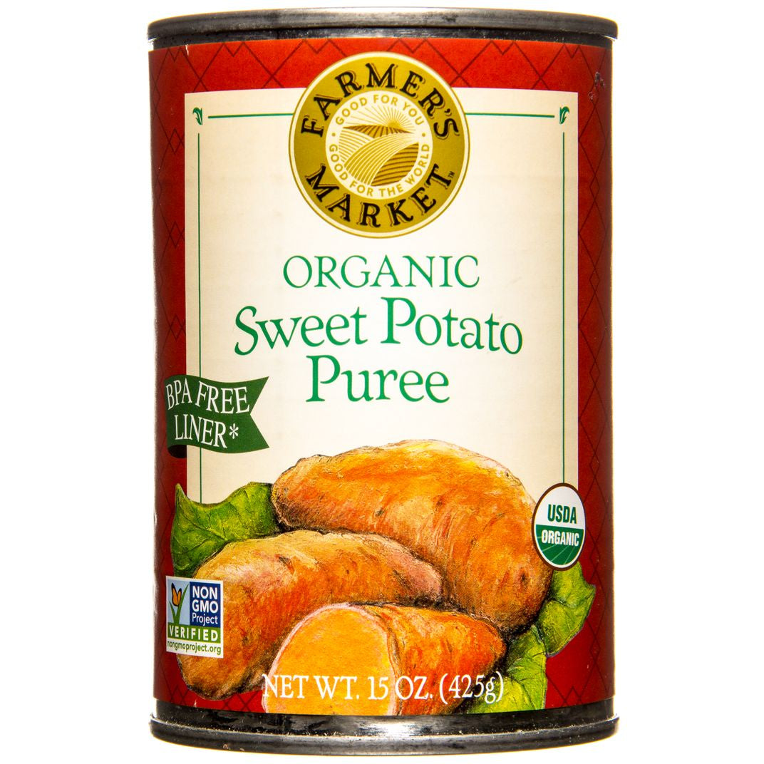 Farmer's Market Sweet Potato Puree, Organic-15oz