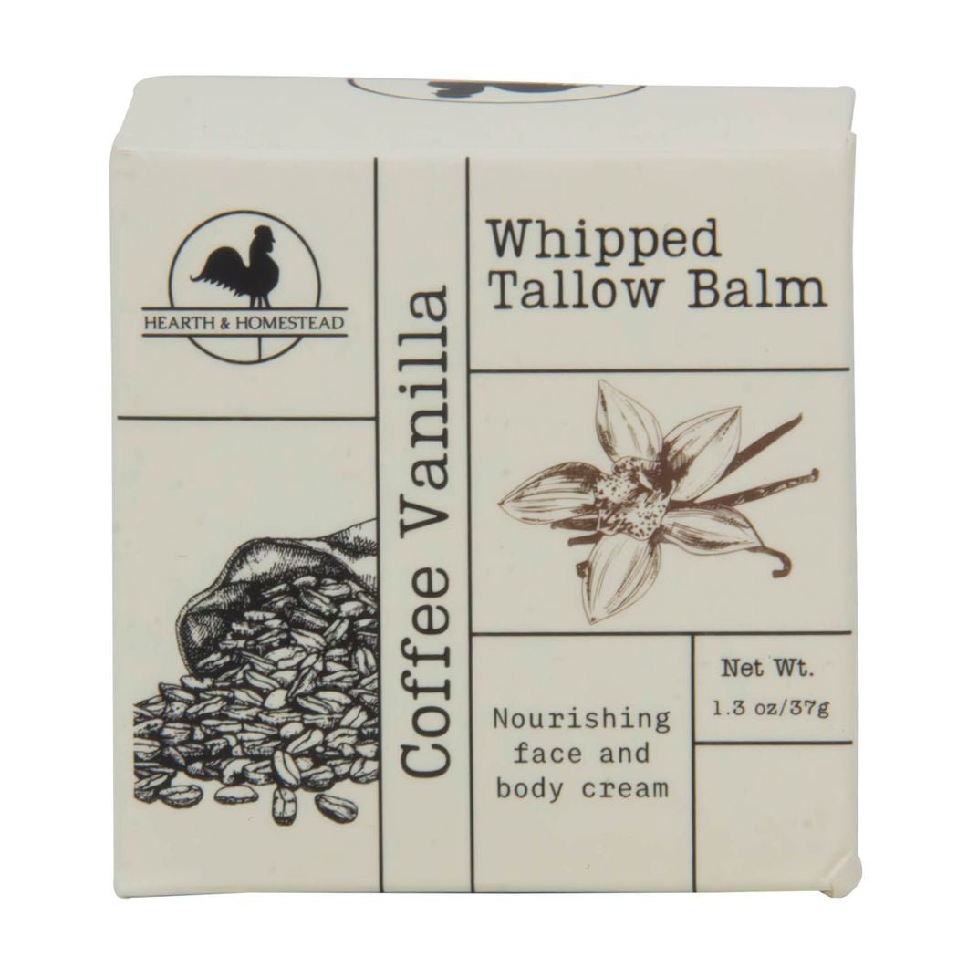 Hearth & Homestead Whipped Tallow Balm, Coffee Vanilla-1.3oz