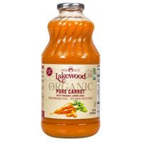 Lakewood Organic Juices Carrot Juice, Pure, Organic- 32 fl oz